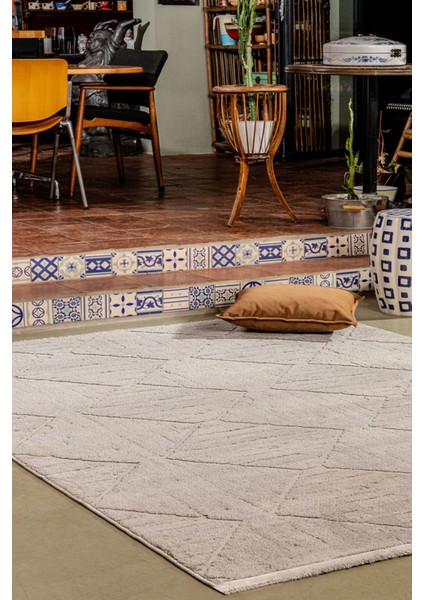 Jolly JL002 Gri Yumuşak Dokulu Salon Mutfak Koridor Oturma Odası Yolluk Halı Makine Halısı