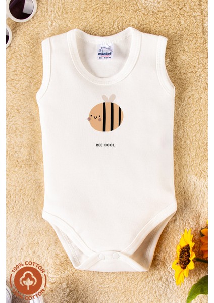 Unisex %100 Organik Pamuklu Love Baskılı 3-6-9-12 Ay 3lü Kolsuz Atlet Bebek Body Zıbın fırsatları