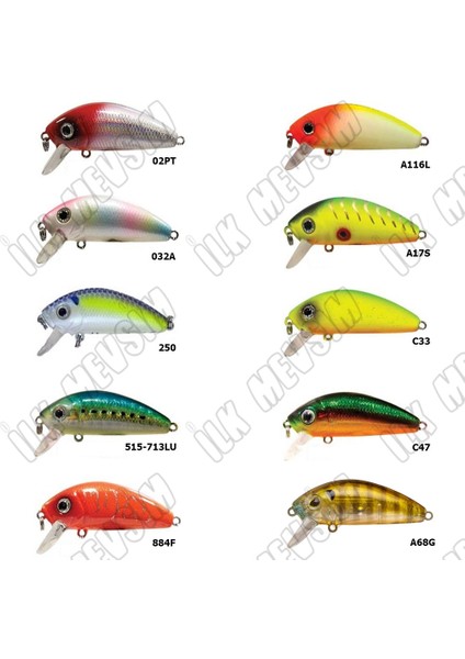 Strike Pro MG-002 Mustang Minnow 4,5cm 4,2gr Maket Yem fiyatları