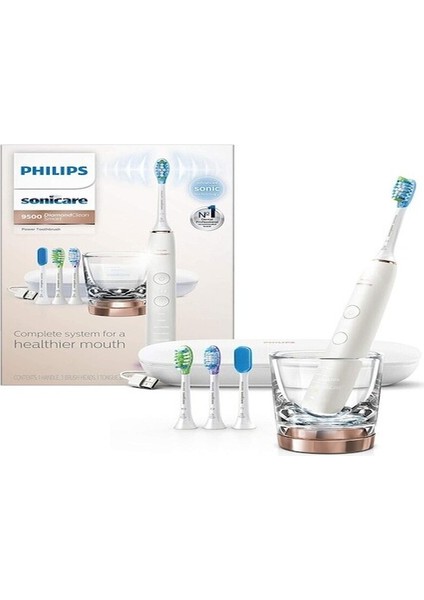 Sonicare HX9924/61 Diamondclean Smart 9500 - Rose Gold