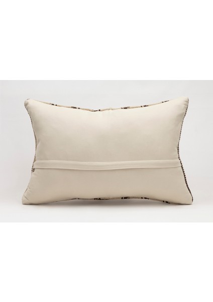 El Yapımı Kilimden Yapılmış Vintage Kırlent Kılıfı, Yün, 40X60 cm fırsatları