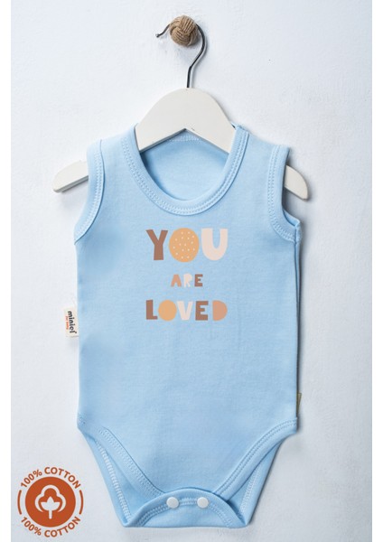 Unisex %100 Organik Pamuklu Love Baskılı 3-6-9-12 Ay 3lü Kolsuz Atlet Bebek Body Zıbın fiyatları