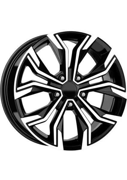 -W7618-01 6.5.X16-4X100 ET35 67.1 Deep Black Diamond Gloss Jant (4 Adet)
