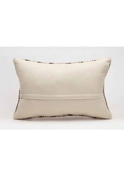 El Yapımı Kilimden Yapılmış Vintage Kırlent Kılıfı, Yün, 40X60 cm fırsatları