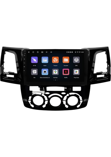 Toyota Hilux Android Multimedya Sistemi (2006-2014) CRV-4784XR Manuel Klima