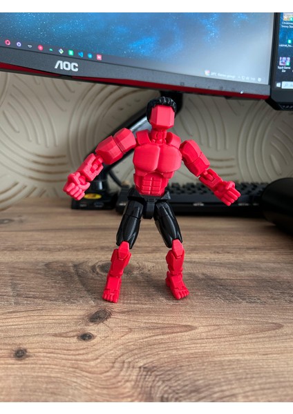 Dummy Red Hulk 3D Baskı Hareketli Figür – 16 cm Koleksiyonluk Oyuncak fiyatları