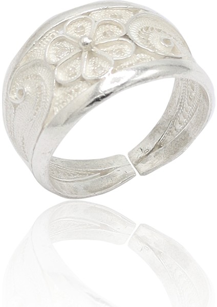 Yöresel Hasır Model El Işçiliği 925 Ayar Gümüş Kadın Yüzük 201024193 fiyatları