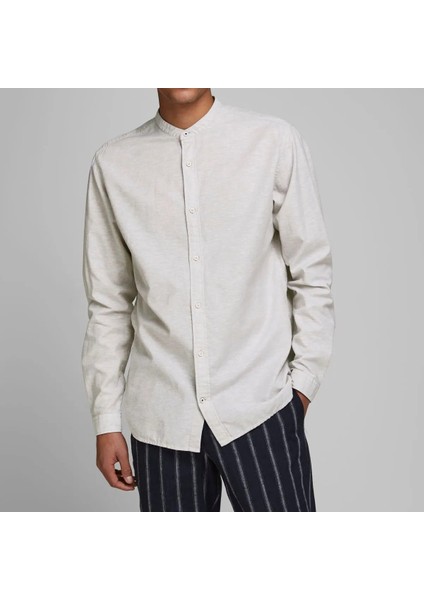 Erkek Jjsummer Band Shırt Gömlek