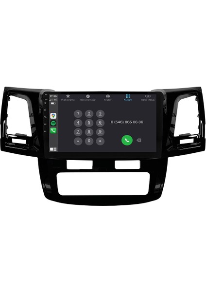 Toyota Hilux Android Multimedya Sistemi (2006-2014) CRV-4784XD Dijital Klima