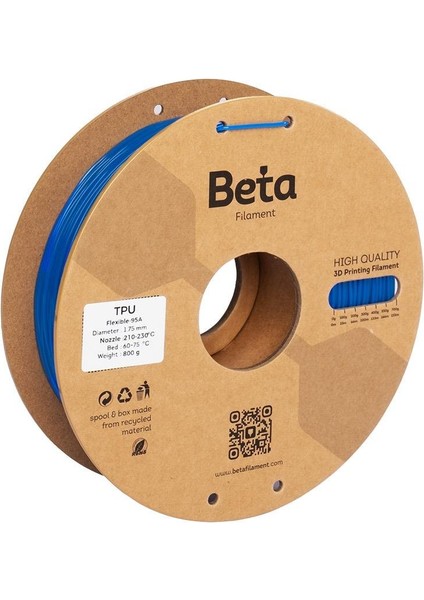 Tpu 95A Filament Gemstone Blue