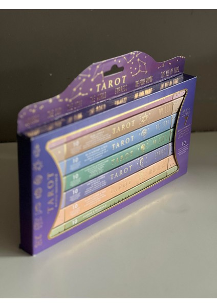 Tarot Temalı 7 Kutu Tütsü Seti/7'li Set Karışık Tarot Tütsüsü modelleri