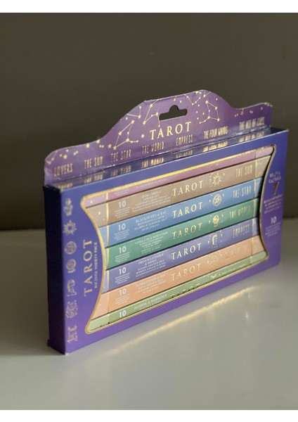 Tarot Temalı 7 Kutu Tütsü Seti/7'li Set Karışık Tarot Tütsüsü fırsatları