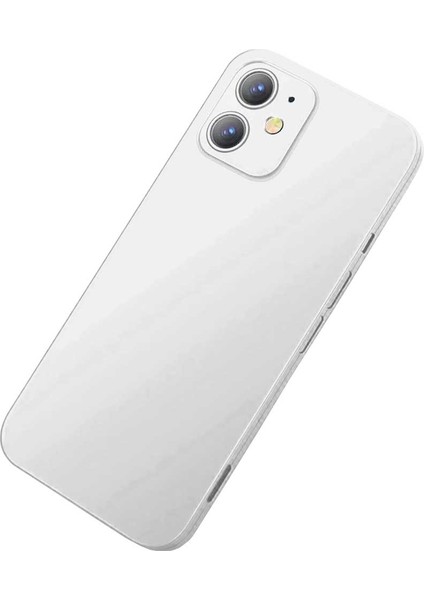 Apple iPhone 12 Uyumlu 360 Derece Tam Kaplayan Cam Kapak Kılıf