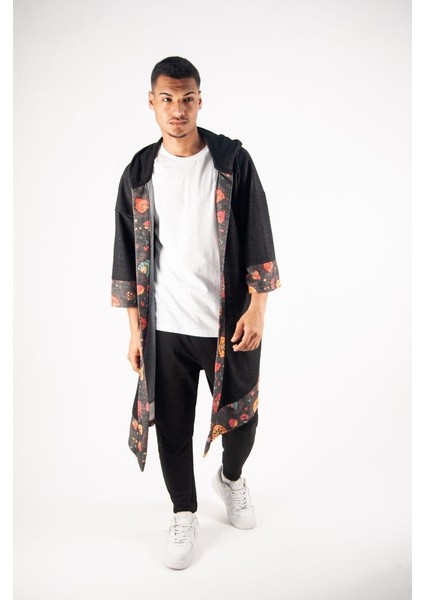 Oversize Mevsimlik Kapüşonlu Bohem Panço modelleri
