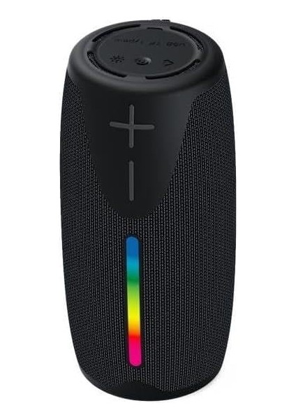 8W 2000 Mah Taşınabilir Bluetooth Hoparlör Siyah BTS-180