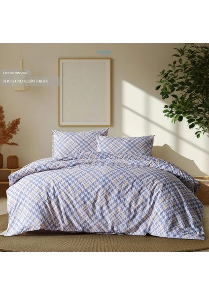 Easy Cotton Nevresim Takımı Naviga