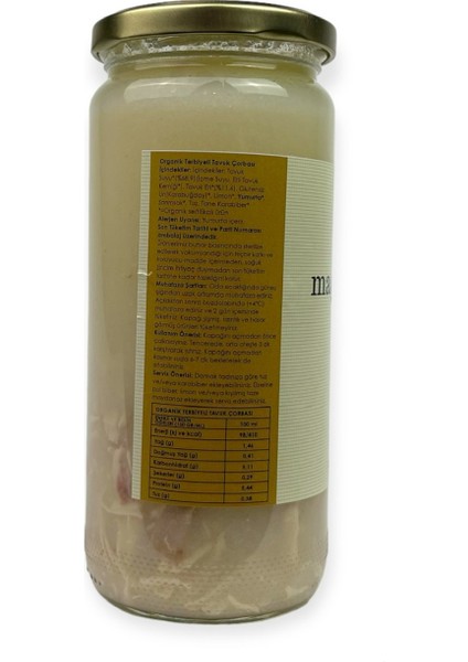 Organik Terbiyeli Tavuk Çorbası
