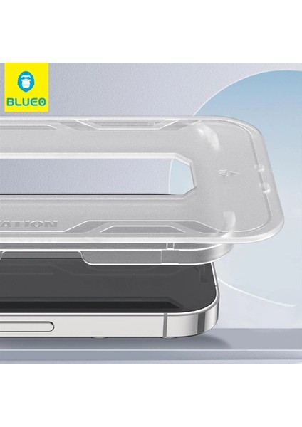 B 0.2mm Ultra-Thin iPhone 13 / 13 Pro / 14 %40 Daha Hassas Pratik Uygulama Aparatlı Ultra Ince Cam Ekran Koruyucu