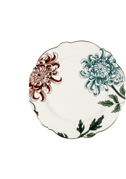 Fleur Beyaz 6'lı Servis Tabağı 27cm