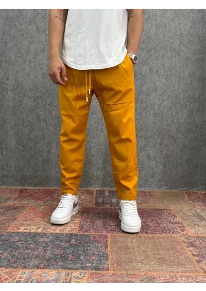 Beli Lastikli Hardal Jogger