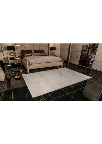 Kadifem KD007 Bej Yumuşak Dokulu Salon Mutfak Koridor Oturma Odası Yolluk Halı Makine Halısı fiyatları