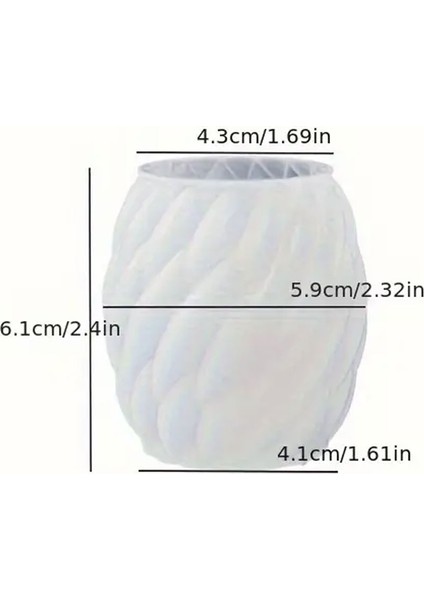 Silikon Mum Yağmur Damlası Şekilli Küçük Boy 3D Geometrik Kavisli Sütun Sabun Kalıbı modelleri