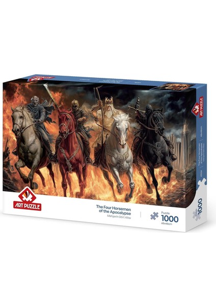 Puzzle Mahşerin Dört Atlısı 1000 Parça Puzzle