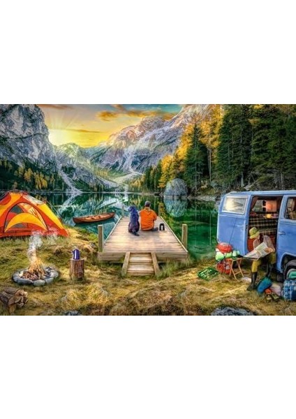 1000P Puzzle Kamp, Yapboz