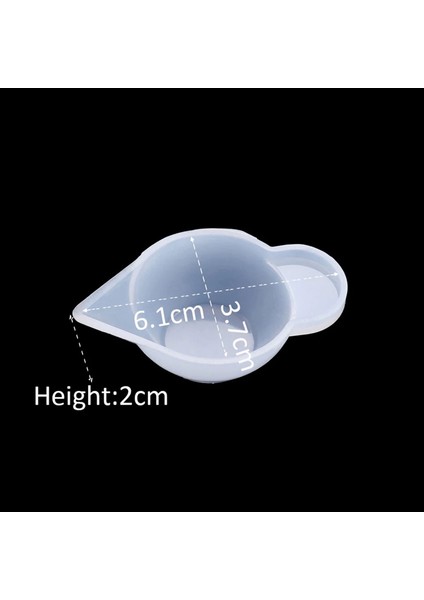 Epoksi Reçine Silikon Beaker Döküm Karıştırma Kabı Uçlu 10 ml