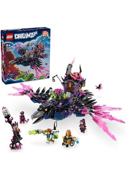 Dreamzzz Never Cadısı’nın Gece Yarısı Kuzgunu 71478 – 9 Yaş ve Üzeri Için Fantastik Yaratık Figürleri Içeren Yaratıcı Oyuncak Yapım Seti (1203 Parça) modelleri