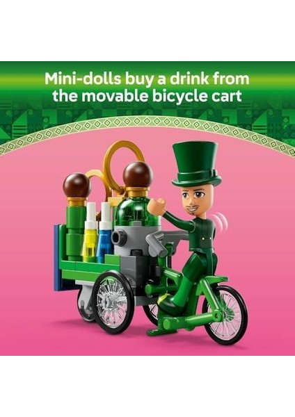 Wicked Emerald City’ye Hoş Geldiniz 75684-9 Yaş ve Üzeri Çocuklar Için Kule Modeli, Glinda ve Elphaba Mini Bebekleri Içeren Yaratıcı Oyuncak Yapım Seti (945 Parça)