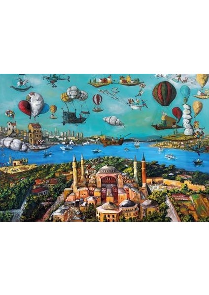 Migration Routes Hagia Sophia 2000 Parça Puzzle -Ks Puzzle