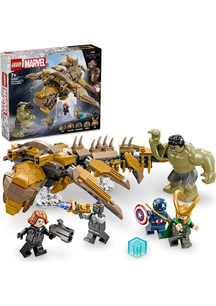 Marvel Ngers, Leviathan’a Karşı 76290-7 Yaş ve Üzeri Süper Kahraman Sevenler Için Yaratıcı Oyuncak Yapım Seti (347 Parça)