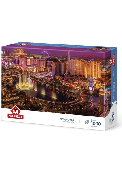 Puzzle Las Vegas, Usa 1000 Parça Puzzle