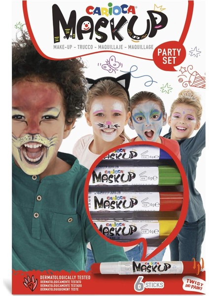 Yüz Boyası 6 Gr. 6 Renk