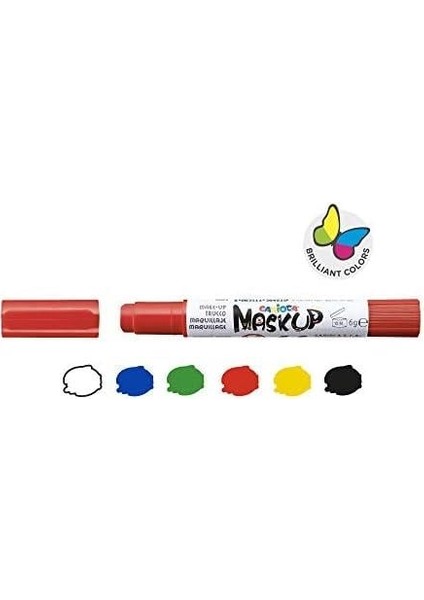 Yüz Boyası 6 Gr. 6 Renk