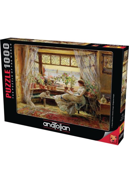 Puzzle - Pencere Keyfi / 1000 Parça Puzzle, #1175