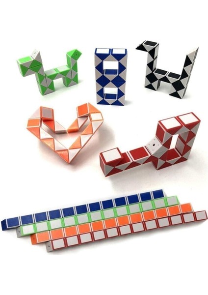 Snake Rubik Şekilden Şekile Giren Sihirli Yılan Zeka BAMBMNM956