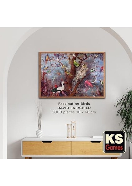Fascinating Birds 2000 Parça Puzzle -Ks Puzzle