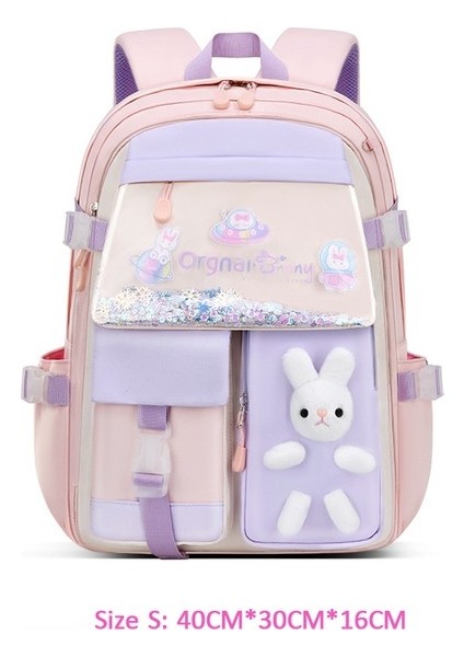 Glamgalore Su Geçirmez Büyük Kapasiteli Ilkokul Sırt Çantası (Yurt Dışından)