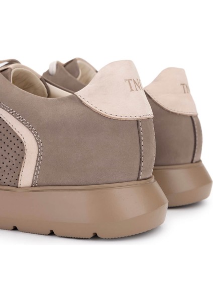 Erkek Hakiki Deri Bej Sneakers & Spor Ayakkabı 1093 1193 Erk Ayk Y25 Bej Nbk Zmb fırsatları