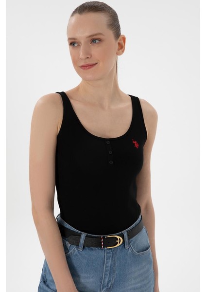 GEDDA25 Siyah Kadın Kolsuz T-Shirt 2075340 modelleri