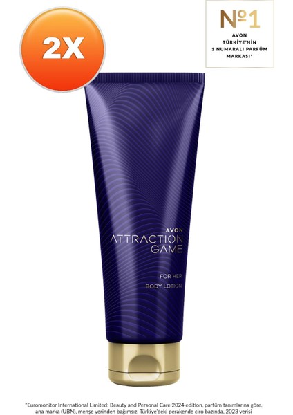 Attraction Game Vücut Losyonu 125 Ml. Ikili Set fiyatları
