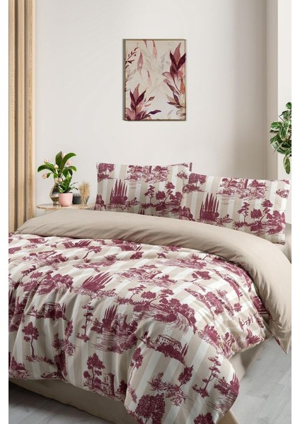 Çift Kişilik Nevresim Takımı Helena Krem - 200X220