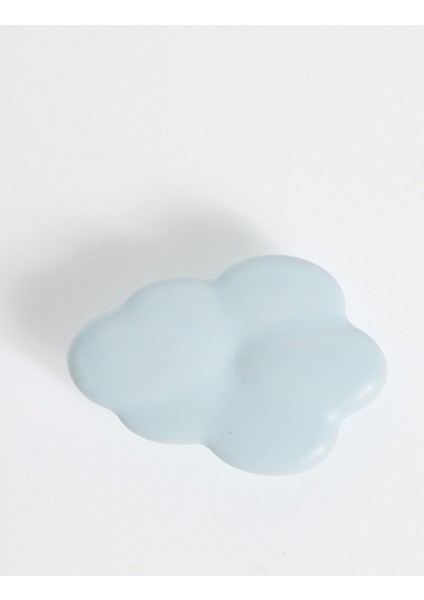 Bulut Porselen Tekli Çocuk Kulp - Mavi