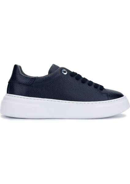 Kadın Hakiki Deri Lacivert Sneakers & Spor Ayakkabı 04 Z-2501 Bn Ayk Y25 Lacı Fltr