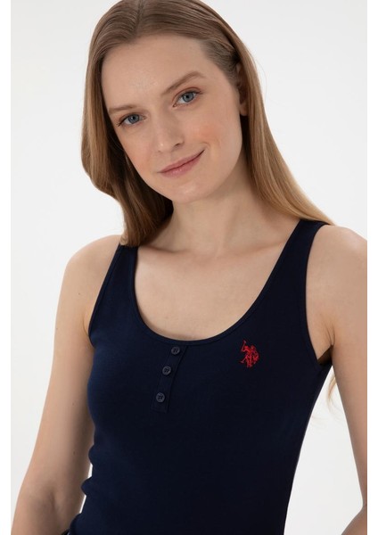 GEDDA25 Lacivert Kadın Kolsuz T-Shirt 2075340 modelleri