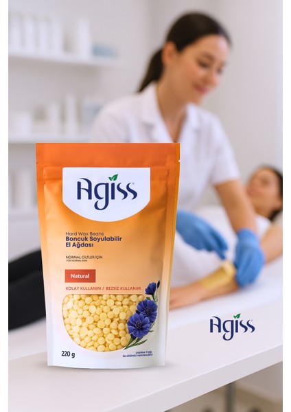 Normal Ciltler için Natural Boncuk Soyulabilir İnci El Ağdası 220 gr