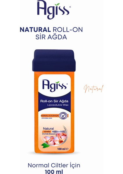 Normal Ciltler için Roll - On Sir Ağda 100 ml
