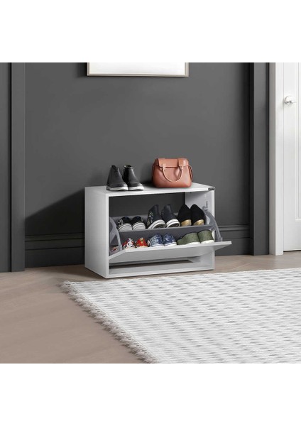 Adore New Step Oturaklı Ayakkabılık - Beyaz